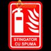 Indicatoare pentru stingator cu spuma